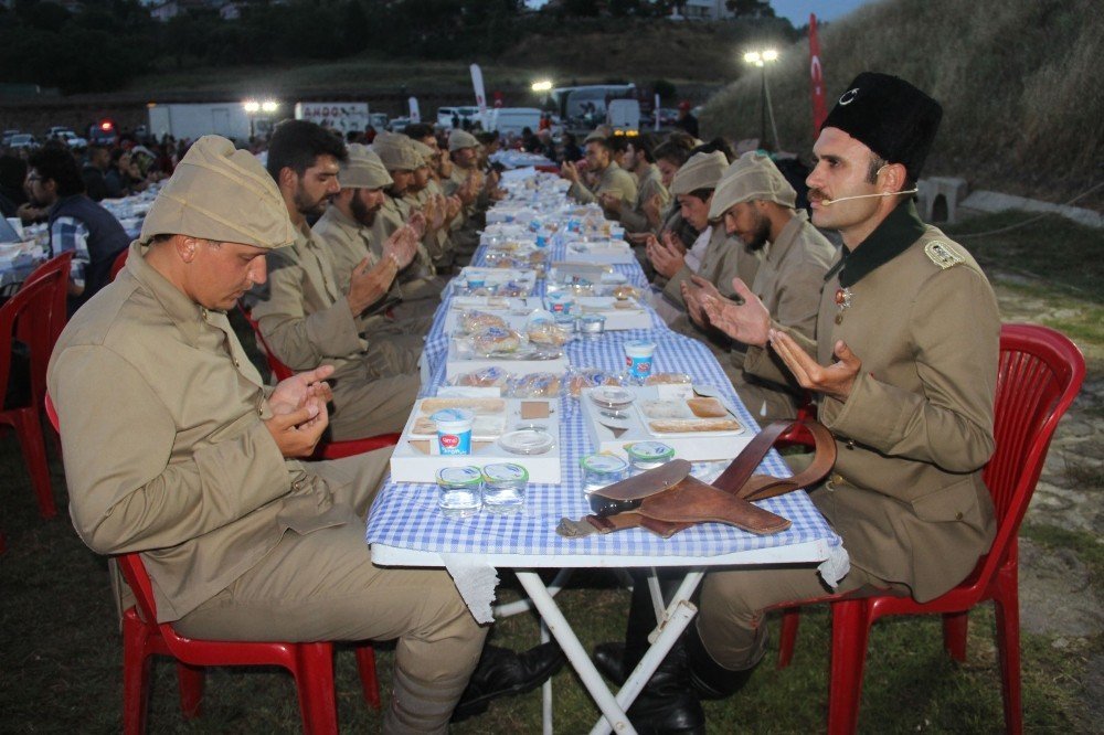 Tarihi Namazgah Tabyaları’nda iftar açtılar