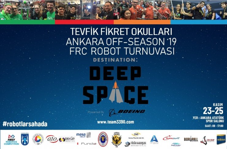 Başkent ilk kez “Ankara Off-Season’19 Frc Robot Turnuvası”na Ev Sahipliği Yapacak